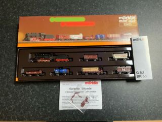 Marklin Spur Z Scale/gauge.  Drg Freight Train Set.  Rare.