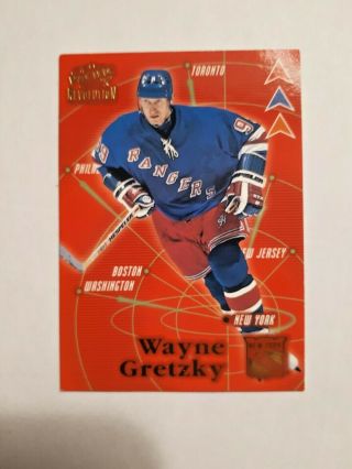 Wayne Gretzky,  1998 - 99 Pacific Revolution 27,  Three Pronged Attack,  Rare