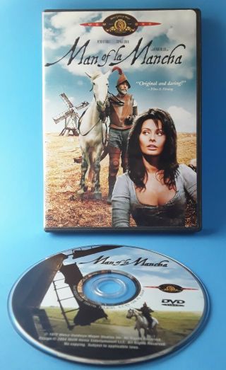 Man Of La Mancha 1972 (dvd,  2004) Sensormatic ☆peter O 