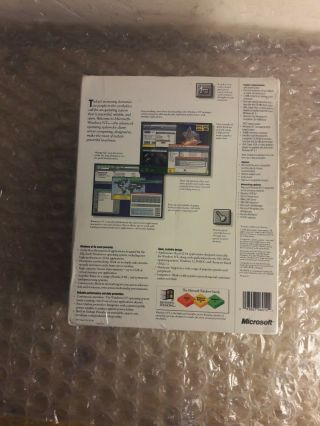 Microsoft Windows NT 3.  1 FIRST OS CDROM Factory - Rare 1993 3