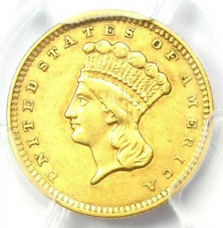 1856 Indian Gold Dollar (g$1 Coin) - Certified Pcgs Xf Detail - Rare Coin