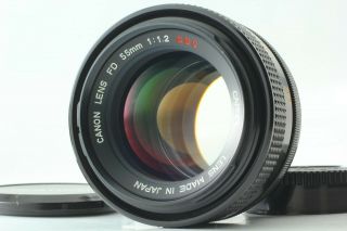 [rare " O " N.  Mint] Canon Fd 55mm F1.  2 S.  S.  C Ssc Mf Standard Lens From Japan