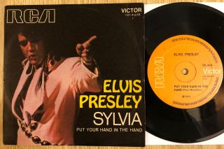 Elvis Presley 2 Brazil Rare 45s Sylvia Its Now Or Never