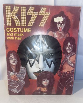 Rare Kiss Ace Frehley Vintage Halloween Costume W/box 1978