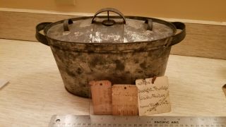 U.  S.  Patent Model 174,  776 Wash Boiler Rare Antique 1800s Full Documentation