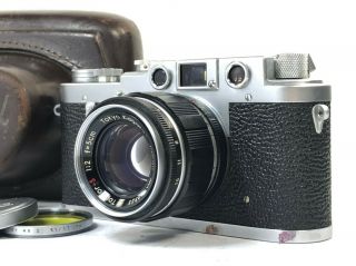 [rare Exc,  5] Leotax Rangefinder Tv2 Merit Leica Screw Mount,  5cm F/2 Lens Japan
