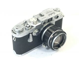 [RARE Exc,  5] Leotax Rangefinder TV2 Merit Leica Screw Mount,  5cm f/2 Lens JAPAN 4