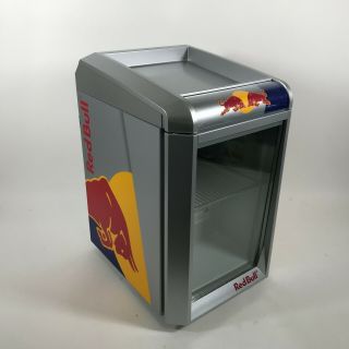 Rare Red Bull Mini Bar Fridge Cooler Refrigerator Table Top Baby Gdc Eco Led