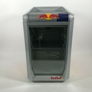 RARE Red Bull Mini Bar Fridge Cooler Refrigerator Table Top Baby GDC ECO LED 2