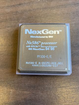 Cpu Nexgen Nx586 Pf100 - E/e With Fpu - Ultra Rare