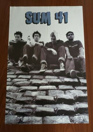 Rare Sum 41 Does This Look Infected Poster 2002 Funky 6583