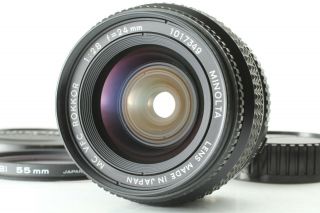 Rare [exc,  5] Minolta Mc Vfc Rokkor 24mm F2.  8 Wide Angle Lens Japan 1642