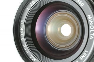 Rare [Exc,  5] MINOLTA MC VFC ROKKOR 24mm F2.  8 Wide Angle Lens Japan 1642 3