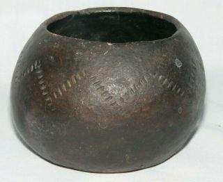 Rare Pre Columbian Chimu Peruvian Blackware Pottery Small Pot