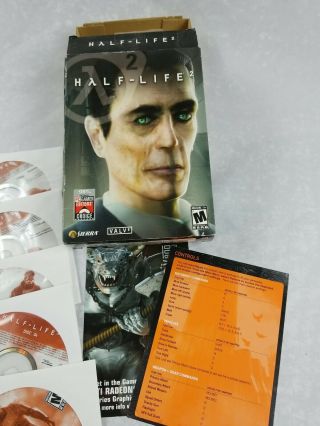 Half Life 2 - - PC Big Box US Version 2004 VALVE VERY RARE 3