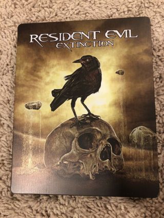 Resident Evil: Extinction Steelbook (blu - Ray Disc,  2008) Rare Oop