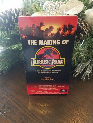 The Making Of Jurassic Park Vhs Documentary James Earl Jones Very Rare