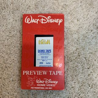 Heidi (VHS) Preview Demo Tape Walt Disney Home Video RARE 2
