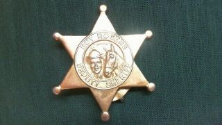 1950s Roy Rogers Deputy Sheriff Rare Whistle Badge Tu65