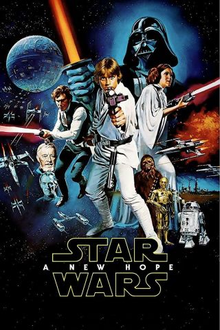 Star Wars Hope 1 Poster Canvas Picture Art Print Premium Quality