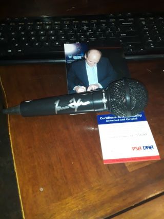 James Taylor Signed Autograph Microphone Psa/dna Certified With Very Rare