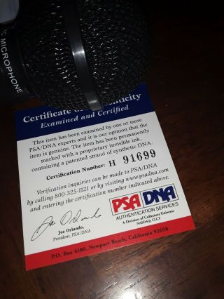 James Taylor Signed Autograph Microphone PSA/DNA CERTIFIED WITH VERY RARE 3