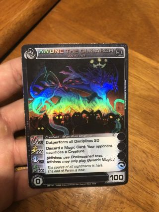 Chaotic Card Tcg Ultra Rare Aa’une The Oligarch - Double Sided Card