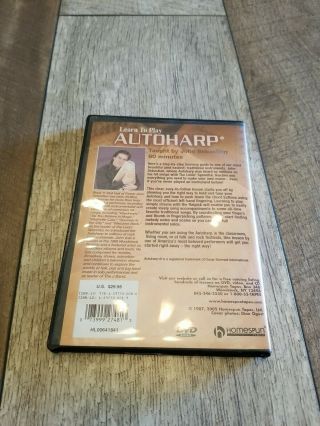Learn to Play Autoharp DVD,  2005 PRE - OWNED RARE FIND UNIQUE 2