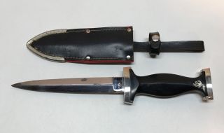 Ern Solingen German Ww2 Dagger Fighting Knife With Sheath Rare