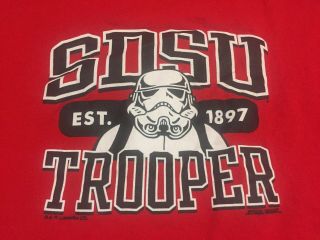 Sdsu San Diego State University Aztecs Star Wars Stormtrooper Xl T Shirt Rare (?)