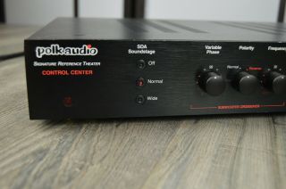 Vintage Rare Polk SDA Soundstage Audio SRT Control Center Amp Audiophile 3