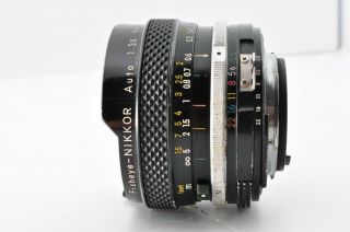 Rare Nikon Auto Nikkor 16mm F/3.  5 Fisheye Lens From Japan 0034 3
