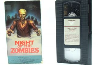 Night Of The Zombies Vhs Creature Features 1981 Rare Horror Nazi Cult