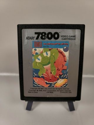 Tower Toppler Rare Atari 7800 Prosystem U.  S.  Version Game Cartridge -