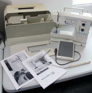 Rare Bernina 1130s Limited Edition Sewing Machine W/ Foot Control
