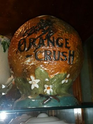 Vintage 1920s Ward’s Orange Crush Syrup Soda Fountain Dispenser Rare As Found