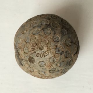 Antique Golf Ball - Heavy Colonel - Circa 1910 - St.  Mungo Co.  Scotland