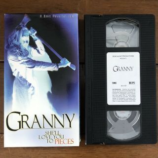 Granny (1999) Vhs Rare Dead Alive Productions Slasher Horror Camp
