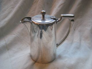 Hard Soldered Vintage Silver Plated Hot Water Teapot By Jd Epns England Plate