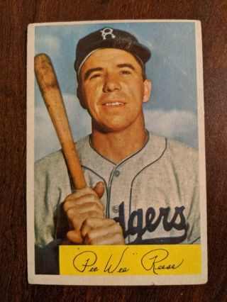 1954 Bowman 58 Pee Wee Reese Brooklyn Dodgers Hof Good Grandcitycards