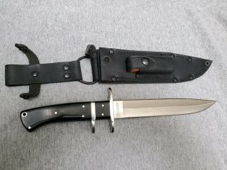 Cold Steel Black Bear Classic Knife Fixed Blade San Mai Discontinued Rare Bowie