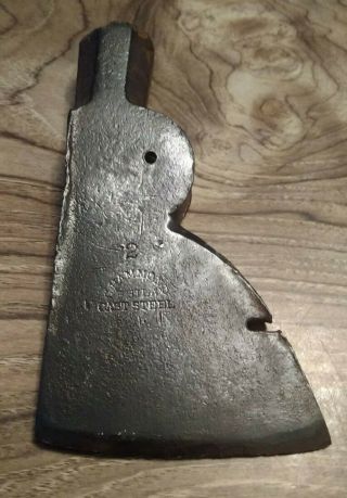 Vintage Antique Cast Iron Hammond No.  2 Axe Hatchet Hammer Head Hand Tool