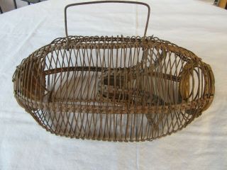 Vintage Small Wire Cage Mouse Trap Live Catch Antique