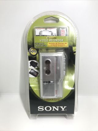 Sony M675v Micro Cassette Tape Voice Recorder (m - 675v) (factory) Rare