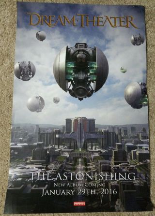 Dream Theater Rare The Astonishing 11x17 Promo Poster 2016