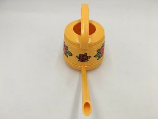 (Rare) Vintage 1970 ' s Emsa Orange Plastic Watering Can made in W.  Germany 3