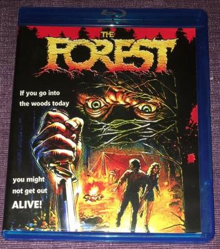 The Forest Blu - Ray (1980) Rare Code Red All - Region - Don Jones Horror/slasher