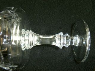 Rare Antique BACCARAT Flawless Crystal 6 x Champagne Goblet w/ Platinum Band 6