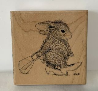 Stampendous House Mouse Diva Hopper Rabbit Bunny Fashion Heels Rubber Stamp Rare