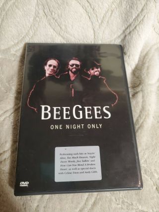 Bee Gees - One Night Only (dvd 1998) Mgm Grand Live Concert Rare Htf Celine Dion